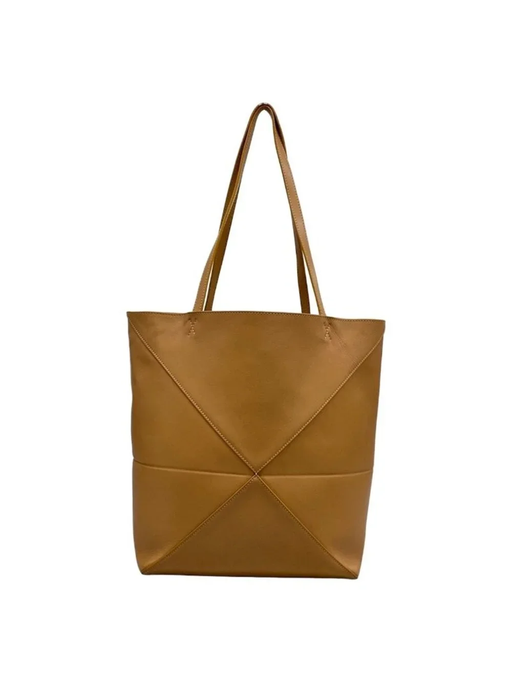 Loewe Tote Puzzle Fold Medium Warm Desert Folding